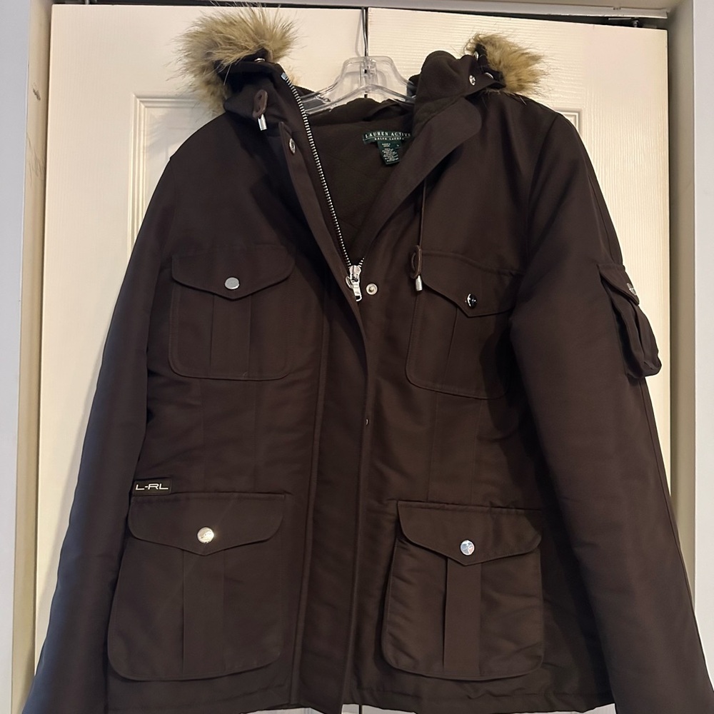 Winter jacket with faux fur